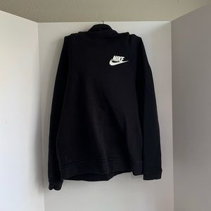 Nike Rally Funnel Neck Hoodie Black Size S